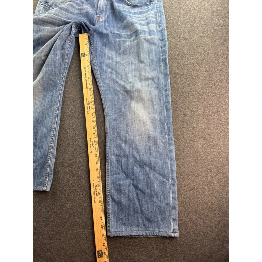 Hudson Jeans Men Straight Leg‎ Light Wash Denim Tag 38W (40Wx30L) Cotton Blend